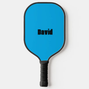 Benutzerdefinierte Namenscollage Sport-Schriftart Pickleball Schläger