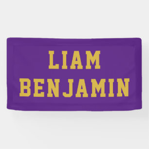 Benutzerdefinierte Namenswandkunst Personalisierte Banner