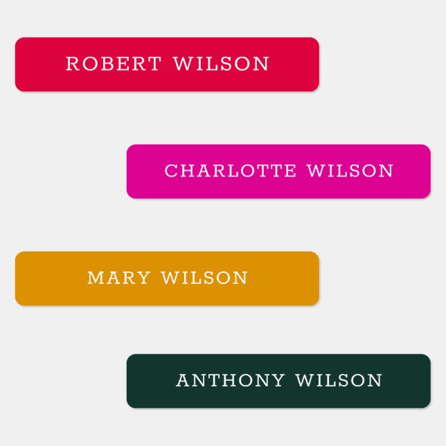 Benutzerdefinierte Naming-Tags Etiketten (Gruppe)