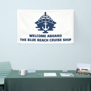 Benutzerdefinierte nautische Anker Strand Kreuzfah Banner