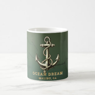 Benutzerdefinierte nautische Willkommen an Bord, B Kaffeetasse