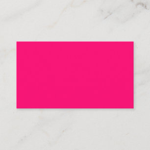Benutzerdefinierte Neon Pink Calling Cards - Bulk  Telefonnummerkarte