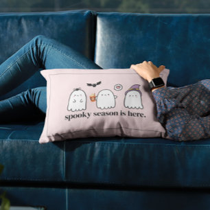 Benutzerdefinierte Niedlich rosa Freundliche Geist Lendenkissen