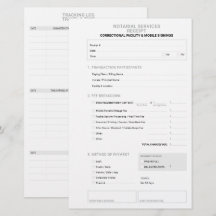 Benutzerdefinierte Notar-Jail-Signatur-Rechnungsei