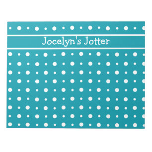 Benutzerdefinierte Notepad- oder Jotter-, White Po Notizblock