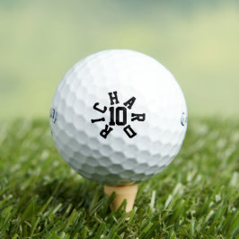 Benutzerdefinierte Nummer, Personalisierter Name D Golfball