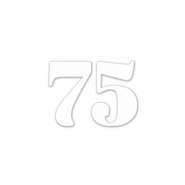 Benutzerdefinierte Nummer recycelnd bin-Trash-Stra Aufkleber (Vorderseite)