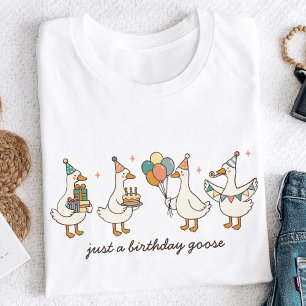 Benutzerdefinierte Nur Ein Geburtstag Gans Lustige T-Shirt