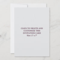 Benutzerdefinierte Off White 5" x 7" Flache Einlad