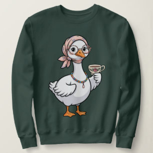 Benutzerdefinierte Oma Gans außer Rand und Band ,  Sweatshirt