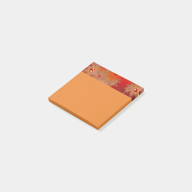 Benutzerdefinierte Orange Red Cross Post It Notes Post-it Klebezettel (angewinkelt)