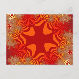 Benutzerdefinierte Orange Red Cross Postkarte
