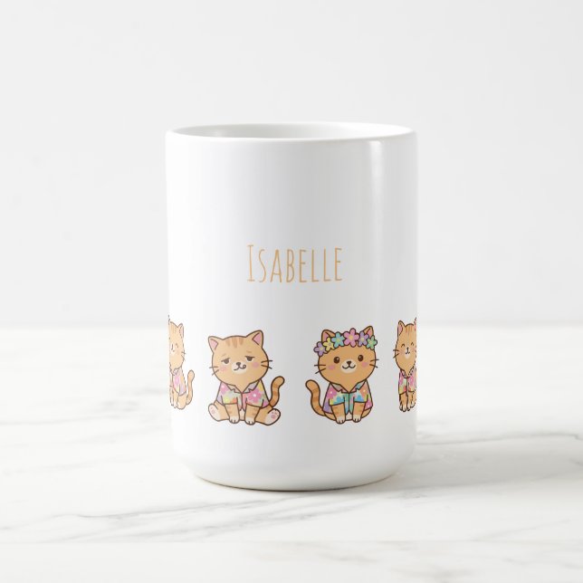 Benutzerdefinierte Orange Tabby Kaffeetasse (Mittel)