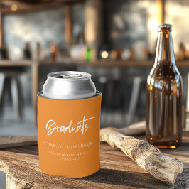 Benutzerdefinierte Orange- und White Graduation Pa Dosenkühler