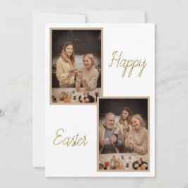 Benutzerdefinierte Ostergrußkarte - Foto und Text Feiertagskarte