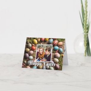 Benutzerdefinierte Osterkollage-Fotovorlage Feiertagskarte