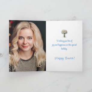Benutzerdefinierte Ostern-Fotokarte Feiertagskarte