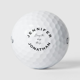 Benutzerdefinierte Paar Namen 'Doing the Dang Thin Golfball
