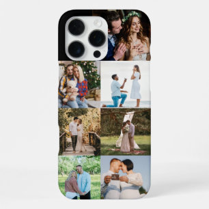 Benutzerdefinierte Paar- und Familienfoto-Collage iPhone 16 Pro Max Hülle