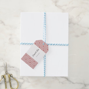 Benutzerdefinierte palästinensische Tatreez Print Geschenkanhänger