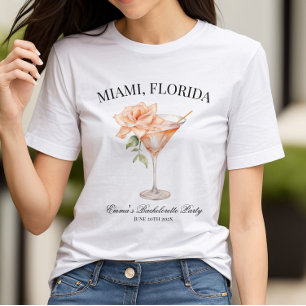 Benutzerdefinierte Party-Position Blush Cocktail T-Shirt