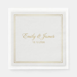 benutzerdefinierte Partyservietten, Hochzeitspapie Serviette