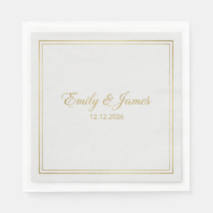 benutzerdefinierte Partyservietten, Hochzeitspapie Serviette