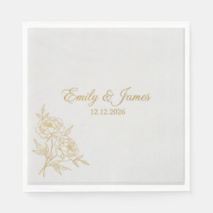 benutzerdefinierte Partyservietten, Hochzeitspapie Serviette