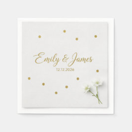 benutzerdefinierte Partyservietten, Hochzeitspapie Serviette