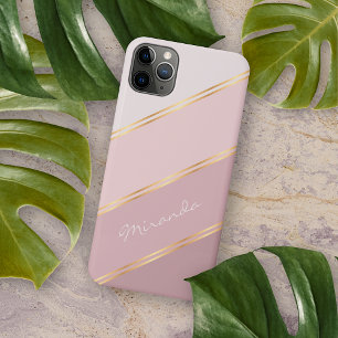 Benutzerdefinierte Pastell-Mauve-Rosen-Schamrot-Pi Case-Mate iPhone Hülle