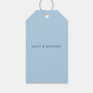 Benutzerdefinierte pastellblaue personalisierte mi geschenkanhänger