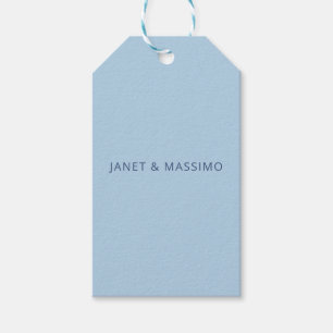 Benutzerdefinierte pastellblaue personalisierte mi geschenkanhänger