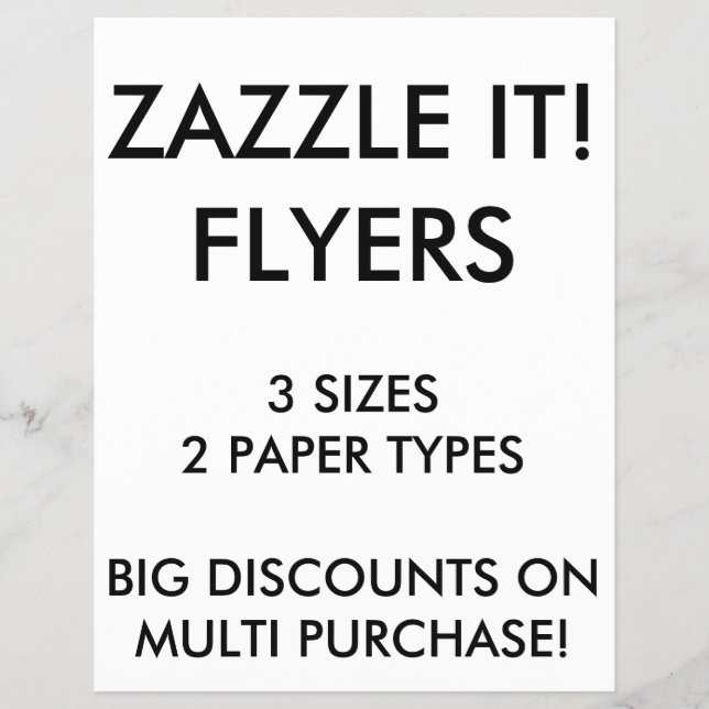 Benutzerdefinierte Personalisierte 8.5"x11"-Flyer- Flyer (Vorne)