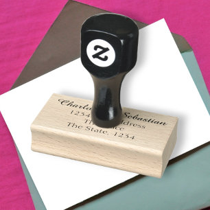 Benutzerdefinierte Personalisierte Adresse Gummistempel