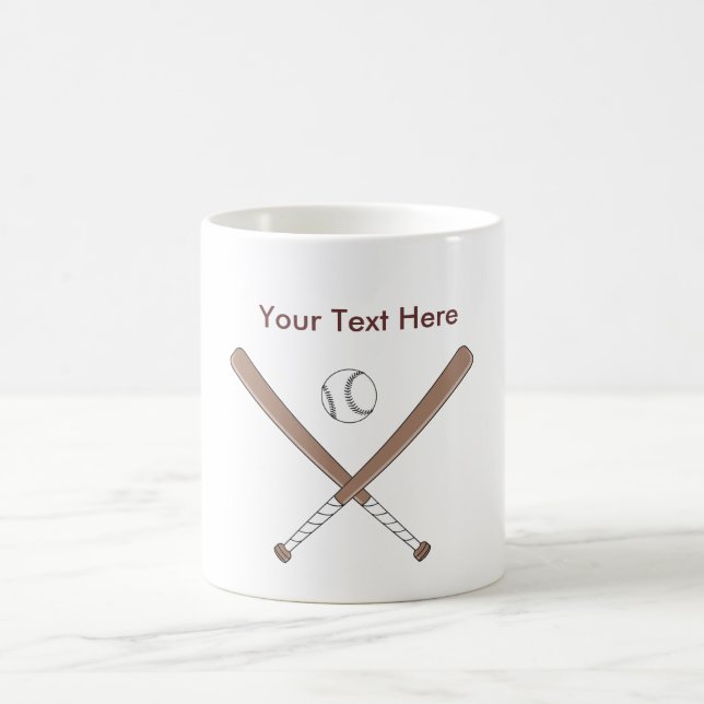 Benutzerdefinierte Personalisierte Baseball-Tasse Tasse (Mittel)