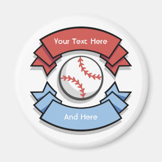Benutzerdefinierte Personalisierte Baseballmagnete Magnet