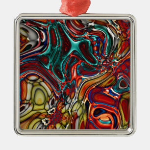 benutzerdefinierte personalisierte Business-Servic Silbernes Ornament
