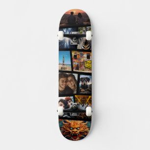 Benutzerdefinierte Personalisierte Foto Collage Sk Skateboard
