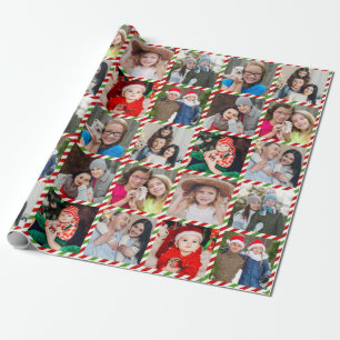 Benutzerdefinierte Personalisierte Foto Collage We Geschenkpapier