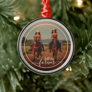 Benutzerdefinierte Personalisierte Fotovorlagenspe Ornament Aus Metall