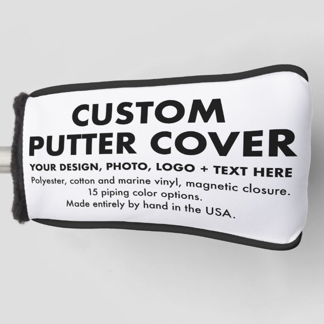 Benutzerdefinierte Personalisierte Golf Putter Clu Golf Headcover (Vorderseite)