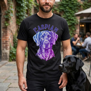 Benutzerdefinierte Personalisierte Labrador Regenb T-Shirt