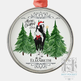 Benutzerdefinierte Personalisierte Pferd Wasserfar Ornament Aus Metall