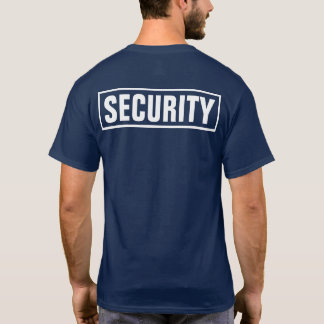 Benutzerdefinierte Personalisierte Sicherheit T-Shirt