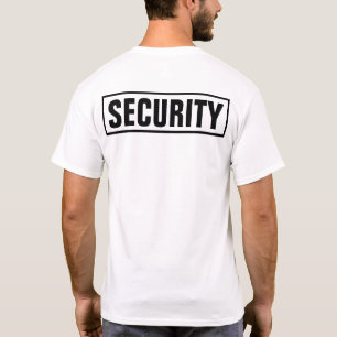 Benutzerdefinierte Personalisierte Sicherheit T-Shirt