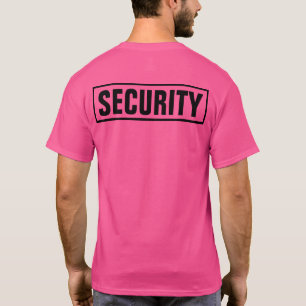 Benutzerdefinierte Personalisierte Sicherheit T-Shirt