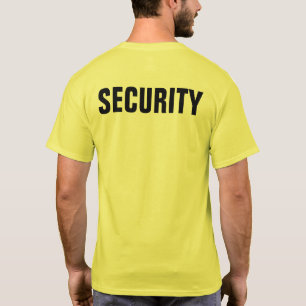 Benutzerdefinierte Personalisierte Sicherheit T-Shirt