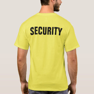 Benutzerdefinierte Personalisierte Sicherheit T-Shirt