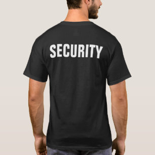 Benutzerdefinierte Personalisierte Sicherheit T-Shirt