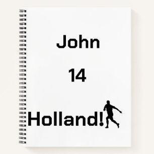 Benutzerdefinierte persönliche Namens-Holland-Iden Notizbuch